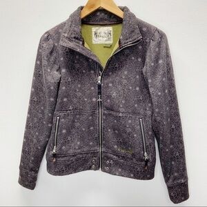 B by Burton womens Full Zip Printed Jacket Sz S